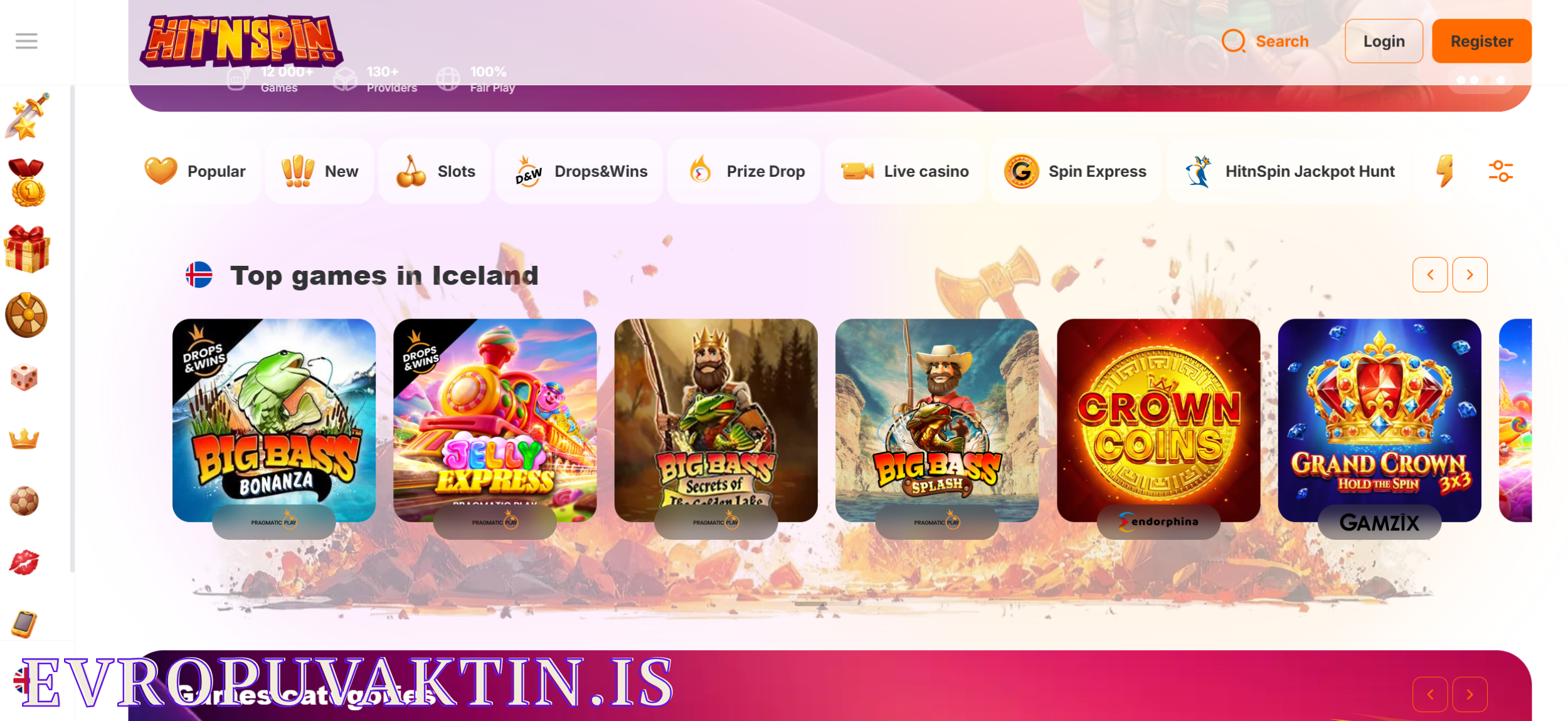 HitnSpin lobby